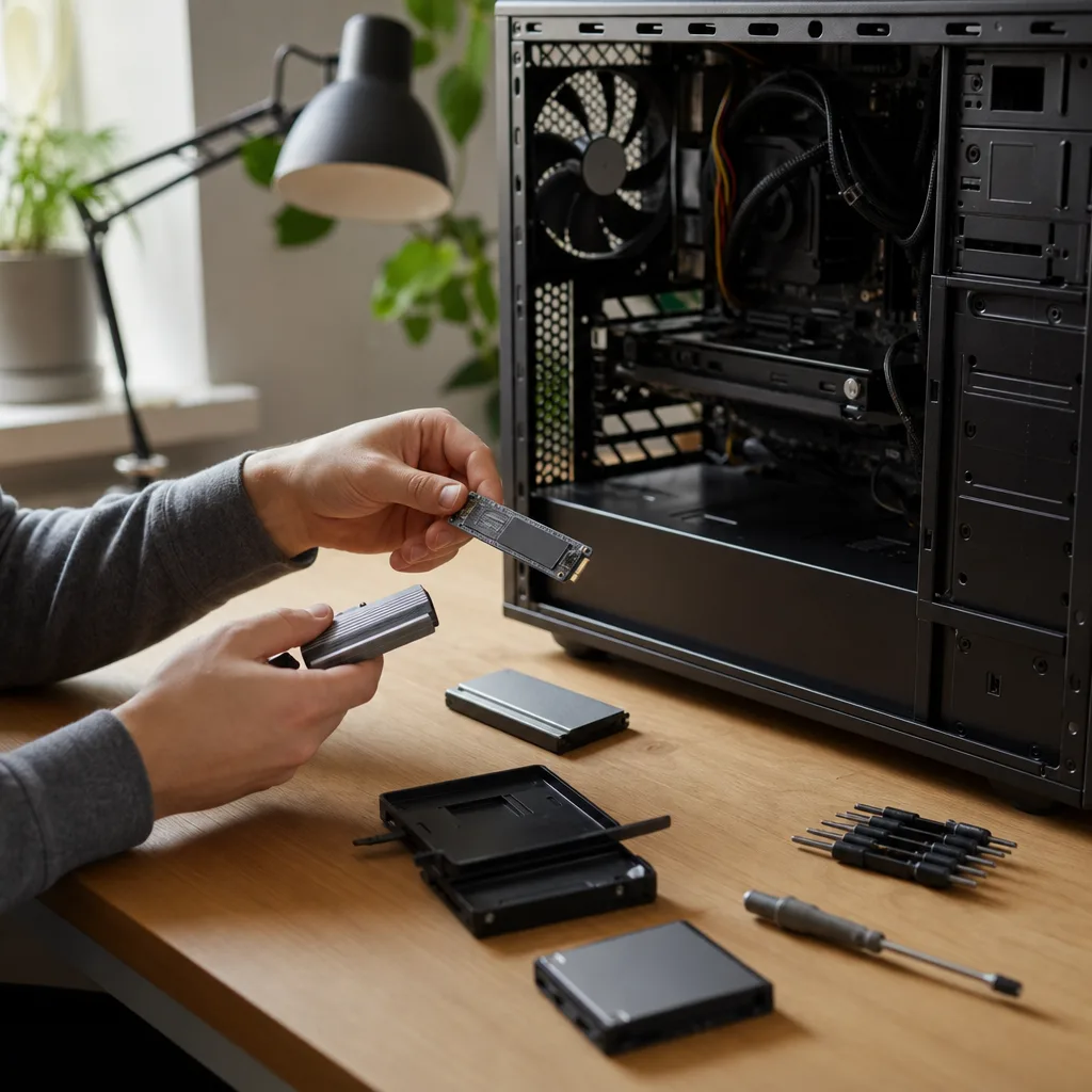 Redaktionell bild om sabrent ssd