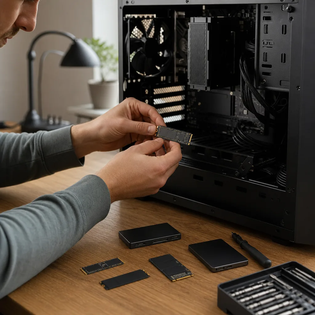 Redaktionell bild om samsung ssd