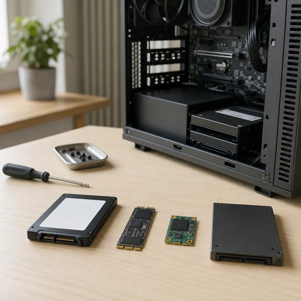 Redaktionell bild om ssd formfaktorer